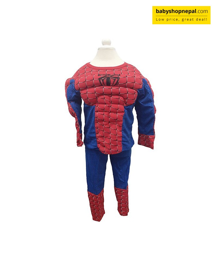 Buy Fashion Minis Hosiery Fabric Spiderman Avenger Superhero Costume For  Kids Halloween Dress Fancydress Birthday Gift | Cosplay Bodysuit for Boys  and Girls (2-3 Years), spider muscle b Online at Low Prices