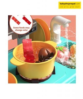 Fashionable Kids Kitchen Playset &ndash; Realistic & Fun Pretend Cooking Experience 2