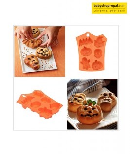 Halloween Silicone Baking Molds, Pumpkin Chocolate Moulds 5