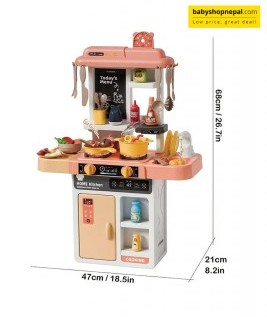 Fashionable Kids Kitchen Playset &ndash; Realistic & Fun Pretend Cooking Experience 5