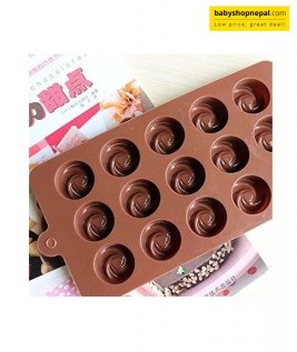 Rose Flower Silicone Chocolate Moulds, Silicone Non-Sticky Molds, Baking Tools 6