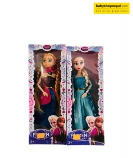 Frozen Elsa and Anna Dolls, Fashion Star Frozen Sisters Dolls(One-Piece Set)-1