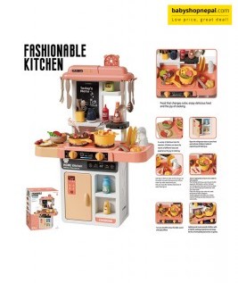 Fashionable Kids Kitchen Playset &ndash; Realistic & Fun Pretend Cooking Experience 1