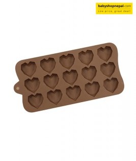Heart Shaped Cavities Silicone Mold, Chocolate Moulds  4