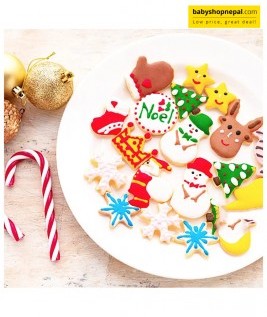 Christmas Themed Silicone Chocolate Molds, Non-Sticky Baking Chocolate Molds-2