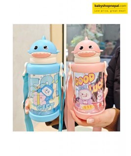 WATER FLASK 550ML &ndash; Straw Water Bottle for Kids-1