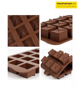 15 Cavity Silicone Molds Jelly Candy Chocolate Truffle Molds Ice Cube Tray  4
