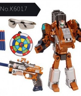 Armoured X-men Deformation Transformers Robot Pistol Toy  2