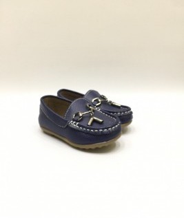 Navy Blue Loafers For Kids 1