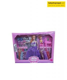 Fashion Princess Doll, Model Show Doll Sets for Kids, -1