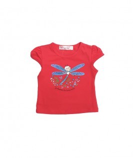 Lady fly themed kids T-shirt 1