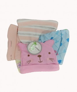 Kitten themed Baby cap Set 1