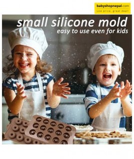 3D Mini Donuts Silicone Chocolate Molds, Silicone Mold Baking Tools, Non-Sticky Soap, Candy, Gummy, Cake, Chocolate Baking Molds -1