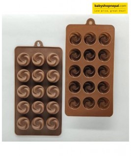 Rose Flower Silicone Chocolate Moulds, Silicone Non-Sticky Molds, Baking Tools 3