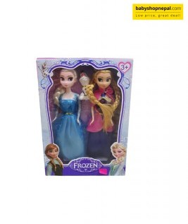 Frozen Elsa and Anna Doll Set Twin Dolls for Kids -1