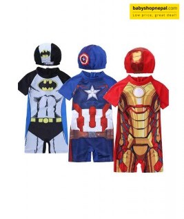 Captain America Swimming Costume for Boys, Swimsuit 4