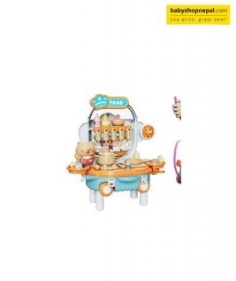 Bear Kitchen Airplane Playset, Portable Play Kitchen Set-1