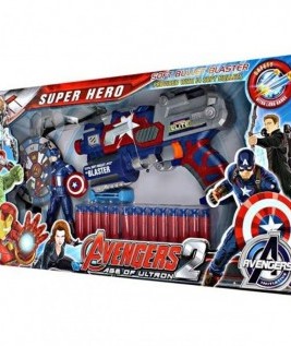 Captain America Soft Bullet Blaster 1