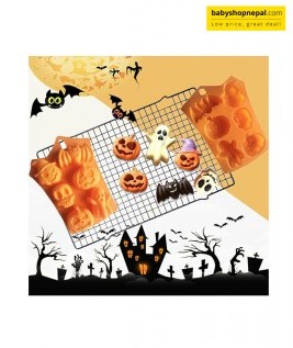 Halloween Silicone Baking Molds, Pumpkin Chocolate Moulds 9