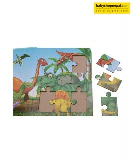 Puzzle Book Dinosaur With 6 Jigsaw Puzzle, Dinosaur Puzzle Book 9