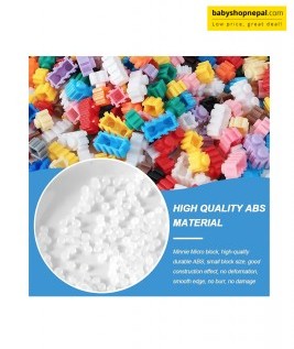 Xin Si Li Minnie Mouse Micro Block Set, Building Block Set 4