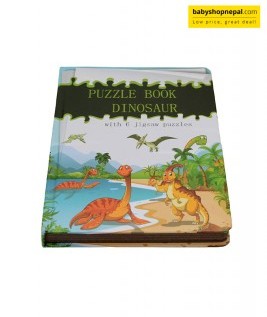 Puzzle Book Dinosaur With 6 Jigsaw Puzzle, Dinosaur Puzzle Book 8