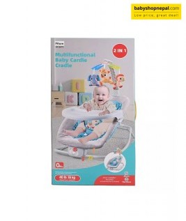 Multifunctional Baby Cardle Cradle, 2 in 1 Baby Rocking Chair 3
