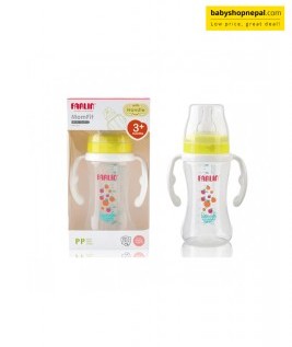 Farlin Feeding Bottle PP Wide Neck W/Handle 270ML-1
