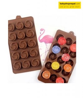 Rose Flower Silicone Chocolate Moulds, Silicone Non-Sticky Molds, Baking Tools-2