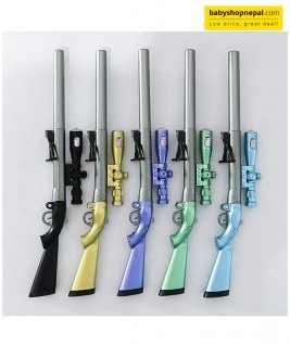 King of Shoutout Rifle Pens, Gun Shape Cool Gel Ink Pens, Sniper Rifle Gel Pen, Stylish Gun Pen With Light for Kids and Adult 5