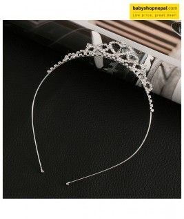 Fancy Princess Crown Hairband | Elegant Tiara Headband for Birthdays, Parties & Special Celebrations 3