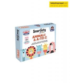 Smartivity Junior Animals & A-to-Z Pre-School STEAM Learning Educational Toy Art & Craft Play 11 in 1 Activity Kit Gift Box 1