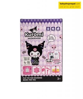 Kuromi Themed Karaoke Microphone With Stand, Kuromi Microphone, Karaoke Microphone With Stand-2
