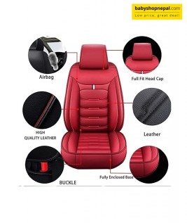 Universal All-Season Nappa Leather Car Seat Cover 3
