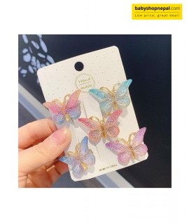 Baby Butterfly Hair Clips Set &ndash; Cute Resin Bow Accessories for Girls 2