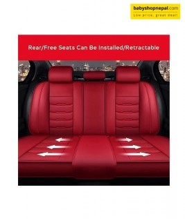 Universal All-Season Nappa Leather Car Seat Cover 4