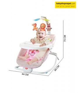Multifunctional Baby Cardle Cradle, Folding Rocking Cradle 3
