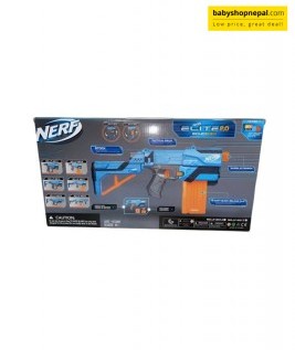 Nerf Elite 2.0 Echo CS-10 Blaster Toy Gun &ndash; Blue & Grey Foam Dart Blaster 2
