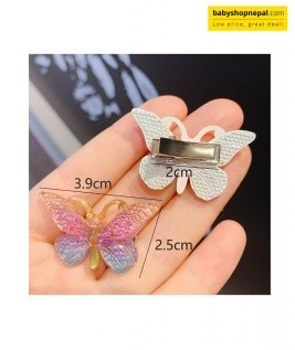 Baby Butterfly Hair Clips Set &ndash; Cute Resin Bow Accessories for Girls 3