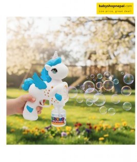 Magical Unicorn Bubble Blaster Sparkle, Shine and Soapy Fun -1