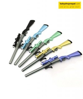 King of Shoutout Rifle Pens, Gun Shape Cool Gel Ink Pens, Sniper Rifle Gel Pen, Stylish Gun Pen With Light for Kids and Adult 4