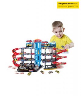 Large Parking Lot Parking Garage Toy Set  8