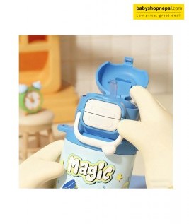 WATER FLASK 500ML &ndash; Korean Style Stainless Steel Vacuum Thermos for Children 8