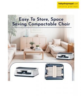 7-in-1 Convertible Baby High Chair &ndash; Adjustable Infant Feeding Chair w/ Booster Seat, Recline, Removable Tray, Machine-Washable Cushion, 5-Point Harness, Portable, Easy to Fold Baby Chair  10