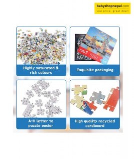 London Bridge Tower Jigsaw Puzzle, Educational Puzzle, 1000 Piece Jigsaw Puzzle  5