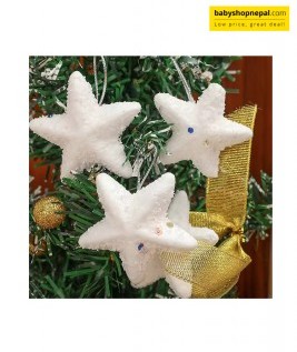 Christmas Tree Hanging Star Ornaments &ndash; Set of 6 3