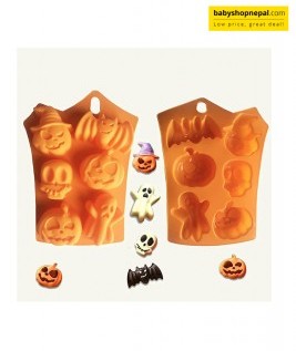Halloween Silicone Baking Molds, Pumpkin Chocolate Moulds 4