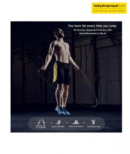 Full Metal Series Aluminum Alloy Fitness Jump Rope, Fitness Jump Rope &ndash; Built for Speed & Performance 3