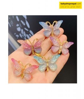 Baby Butterfly Hair Clips Set &ndash; Cute Resin Bow Accessories for Girls 1