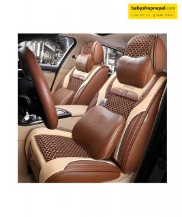 Universal Auto Seat Cover & Cushion &ndash; Comfortable, Protective & Easy to Install 3